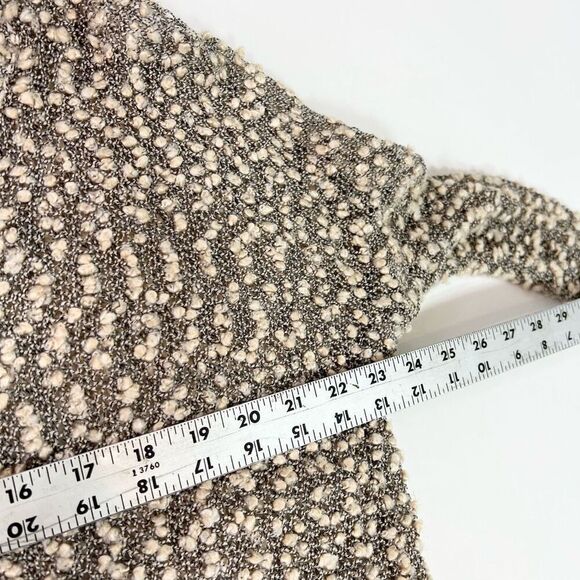 Ryu Top Women's Medium Long Sleeve Knit Wool Blend Lace Trim Stretchy fall - Picture 7 of 10